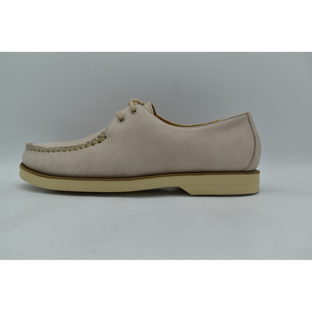 Sperry Captains Oxford Sox Women 8 Pastel Pink Rose NEW Leather Boat Shoes - Picture 8 of 12